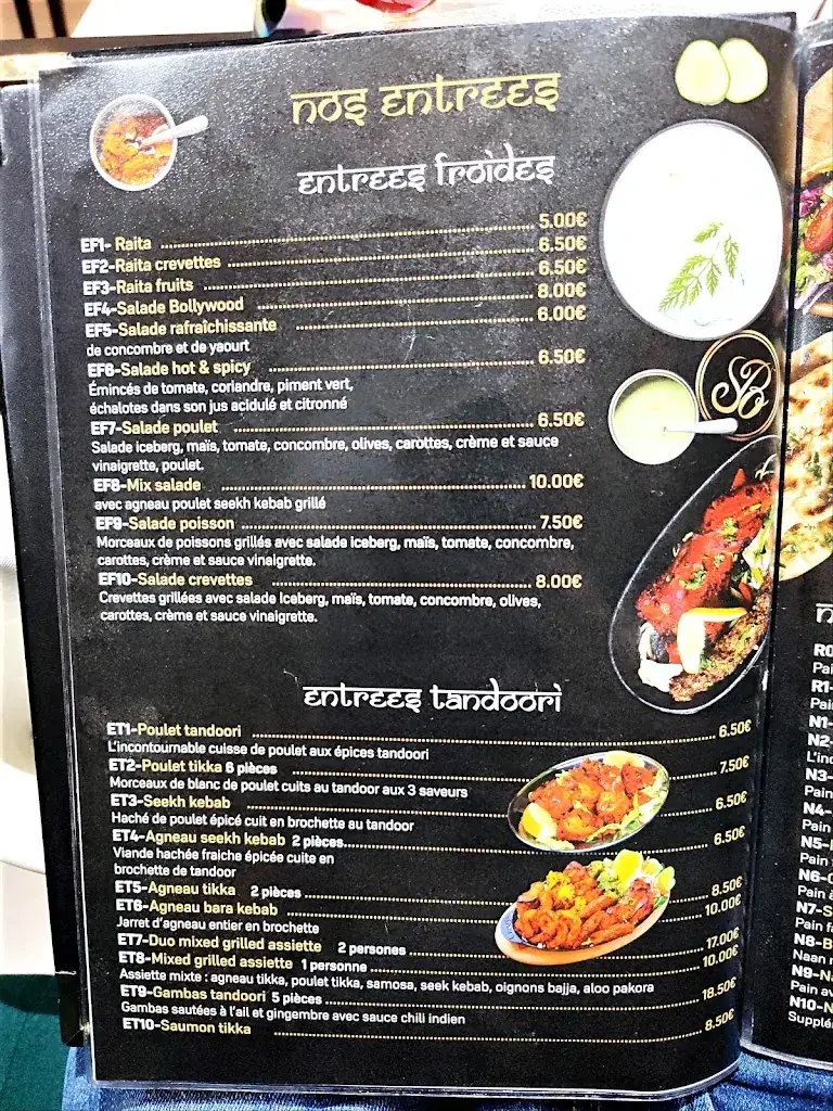 Menü_Escale bollywood_Persan_Bild_1