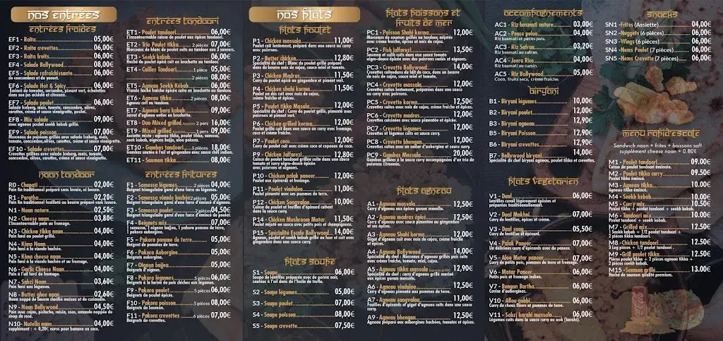 Menü_Escale bollywood_Persan_Bild_4