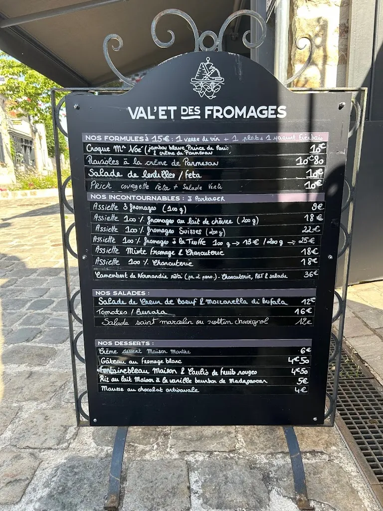 Menu_Val'et Des Fromages Restaurant_Barbizon_image_3