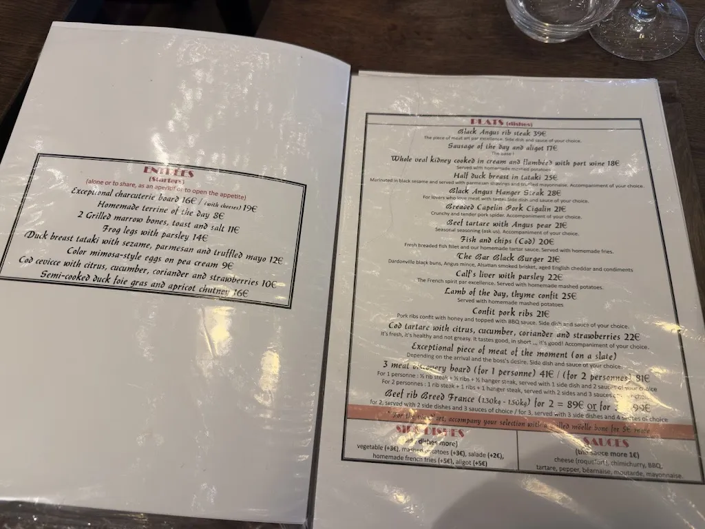 Menu_le bar' back - steak house - restaurant_Fontainebleau_image_2