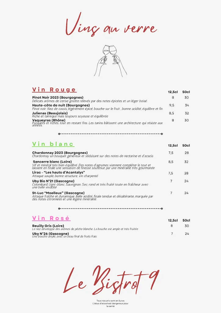 Menu_Le Bistrot 9_Fontainebleau_image_2