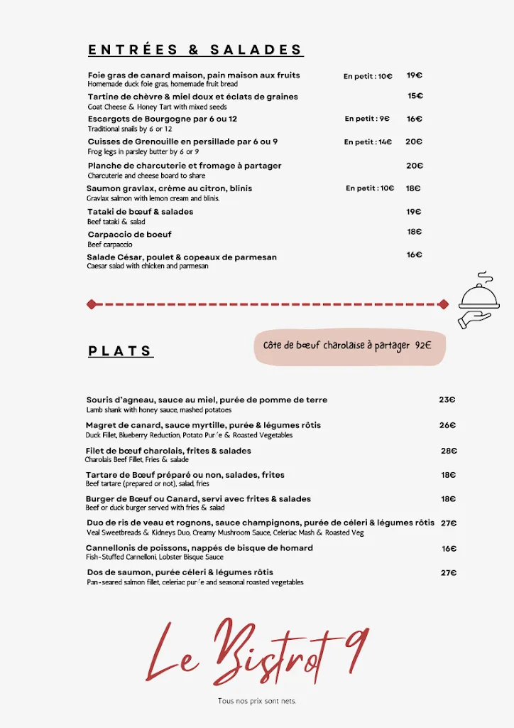 Menu_Le Bistrot 9_Fontainebleau_image_3