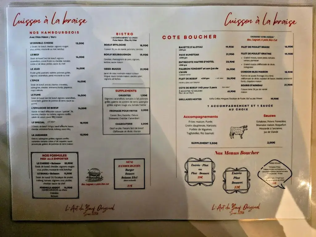 Menu_L'art du boeuf original_Bagnolet_image_2