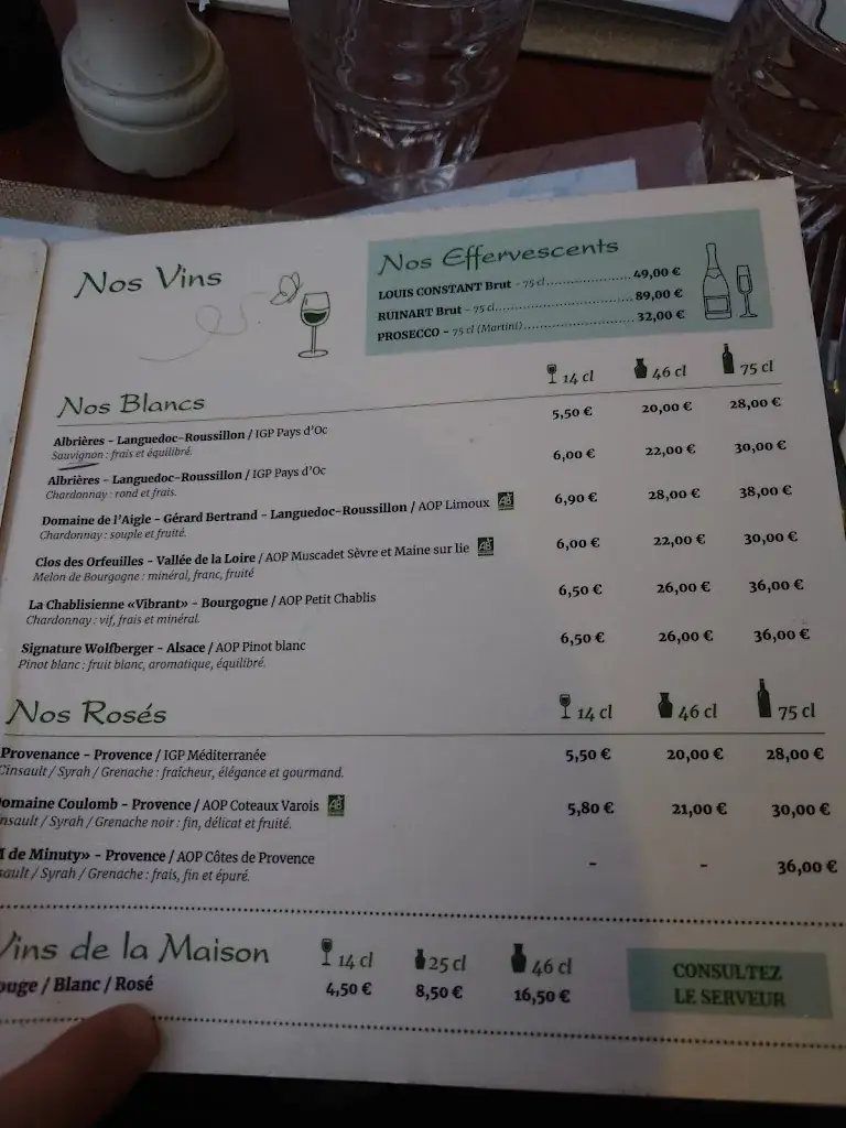 Menu_Café Le Papillon_Paris_image_3