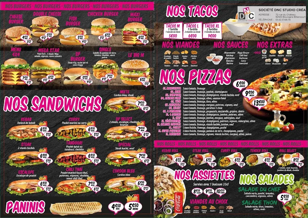 Menu_Select Food Expresse_Bagneux_image_2