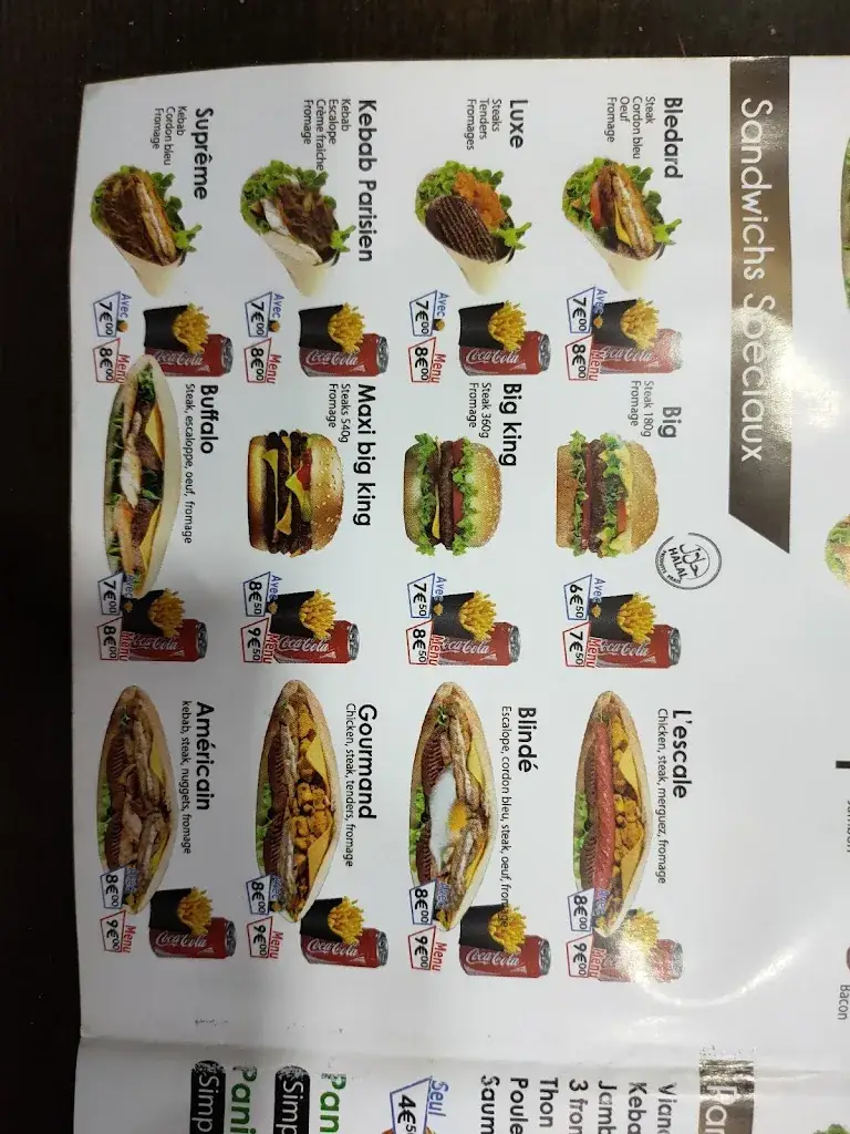 Menu_L'Escale_Bagneux_image_2