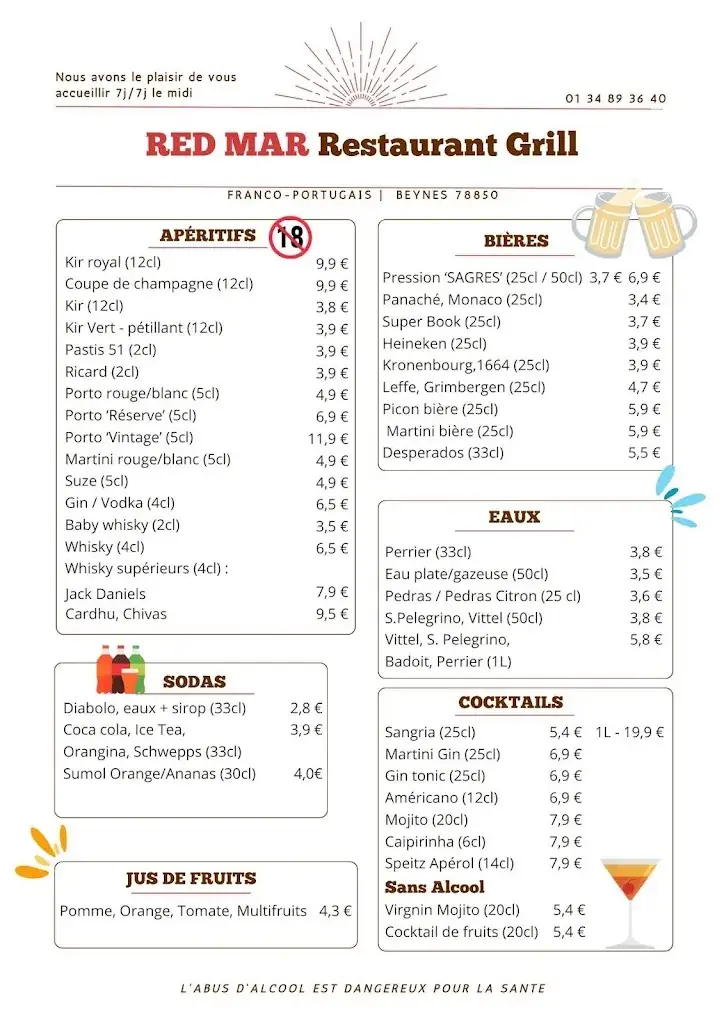 Menu_Restaurant RED MAR_Thiverval-Grignon_image_1