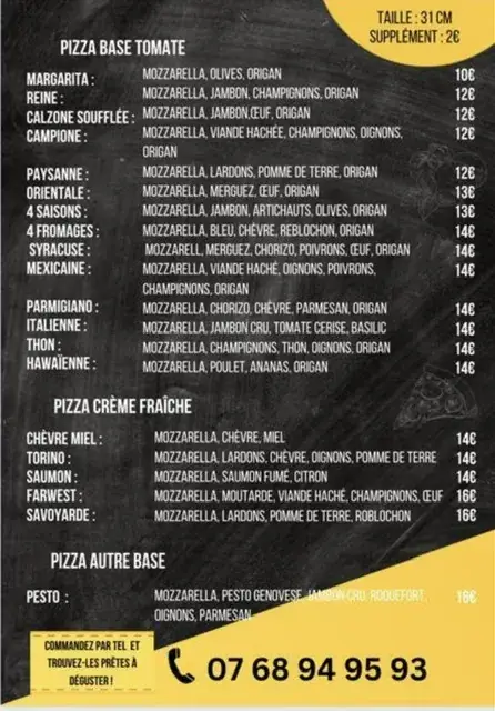 Menü_Pizza DesLys78 - Au Feu de Bois_Beynes_Bild_3