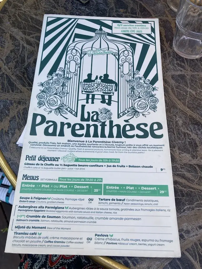 Menu_La Parenthèse_Giverny_image_4