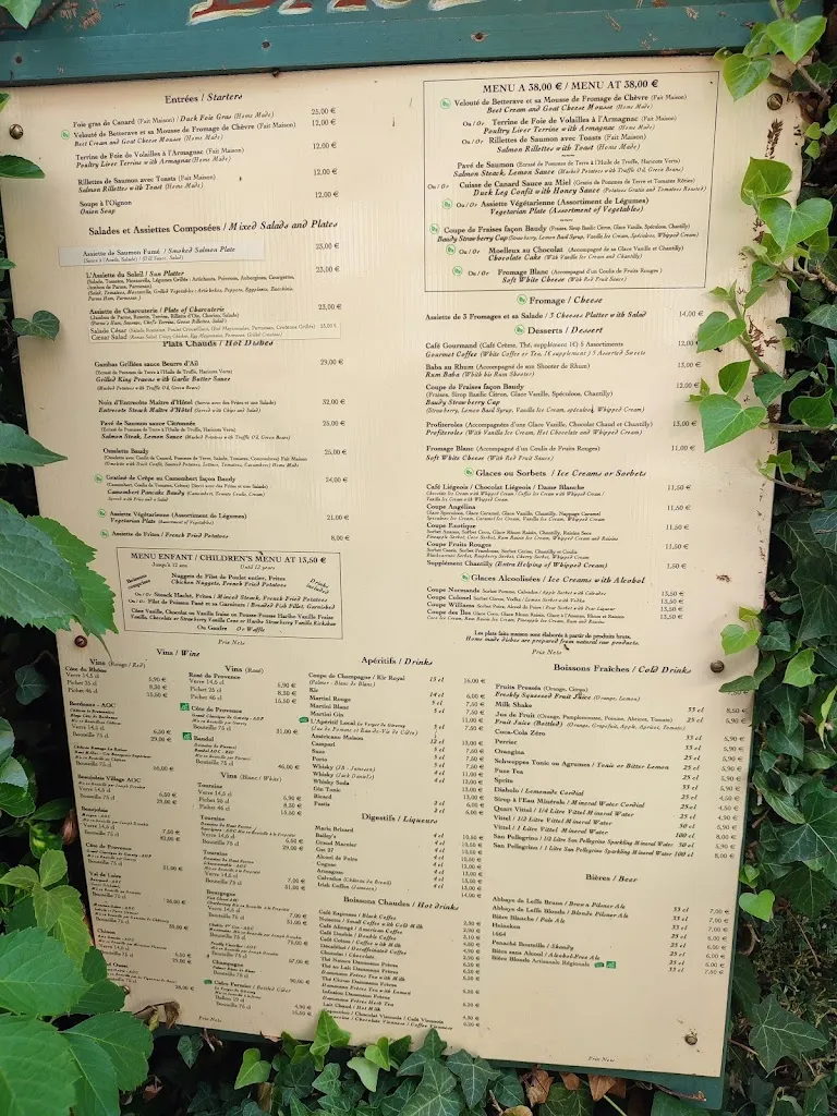 Menu_Restaurant Baudy _Giverny_image_1