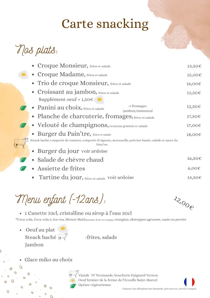 Menu_Au Coin du Pain'tre_Giverny_image_2