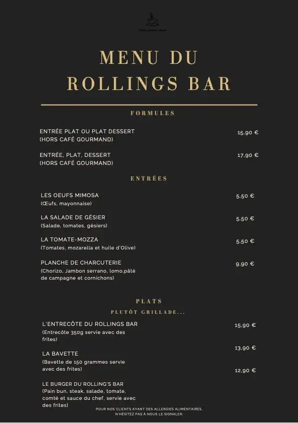 Menu_Rollings bar brasserie_Freneuse_image_1