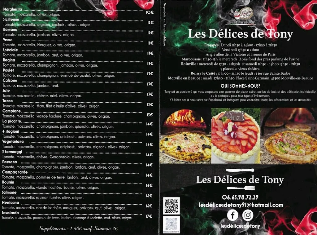 Menu_Les delices de tony_Boissy-le-Cutté_image_1