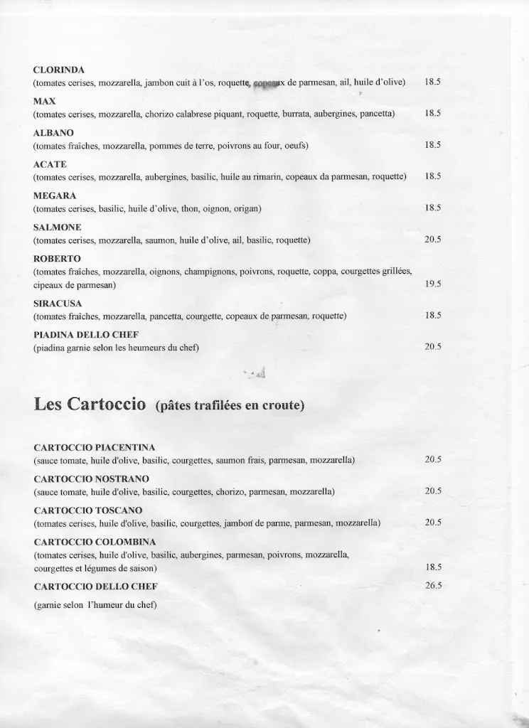 Menü_Vice Versa · Restaurant italien, di qualità_Colombes_Bild_4