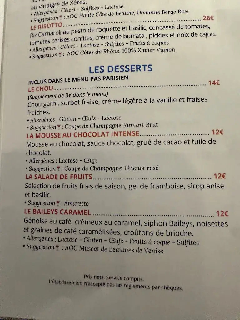 Menü_Bistrot Pas Parisien_Colombes_Bild_1