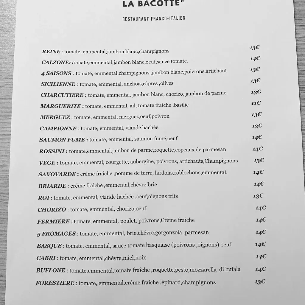 Menu_La Bacotte_Bois-le-Roi_imagen_3
