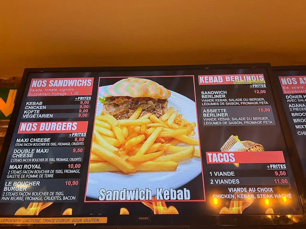 Menü_Le Constantinople_Bois-le-Roi_Bild_1