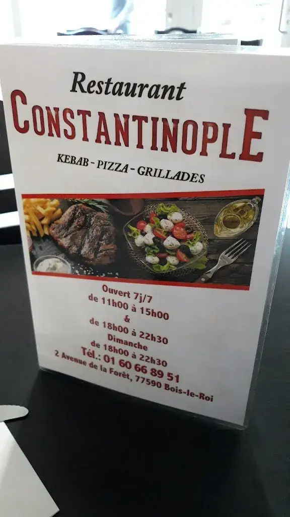 Menü_Le Constantinople_Bois-le-Roi_Bild_4