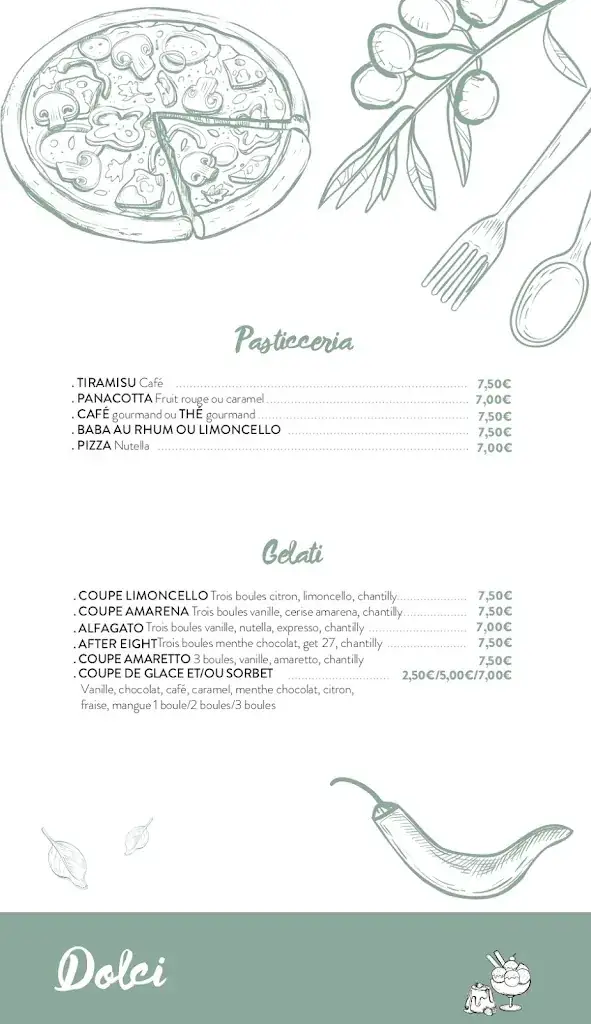 Menü_Démé - Cucina Italiana_Samois-sur-Seine_Bild_3