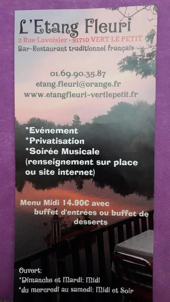 Menu_L'Etang Fleuri_Vert-le-Petit_image_2