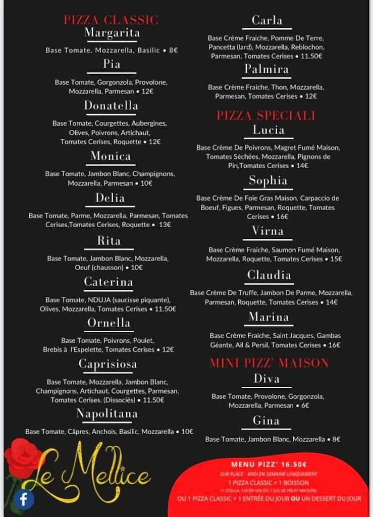 Menü_Le Mellice_Itteville_Bild_1