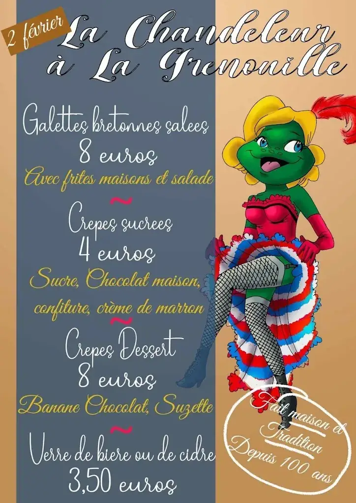 Menü_La Grenouille_Saint-Vrain_Bild_2