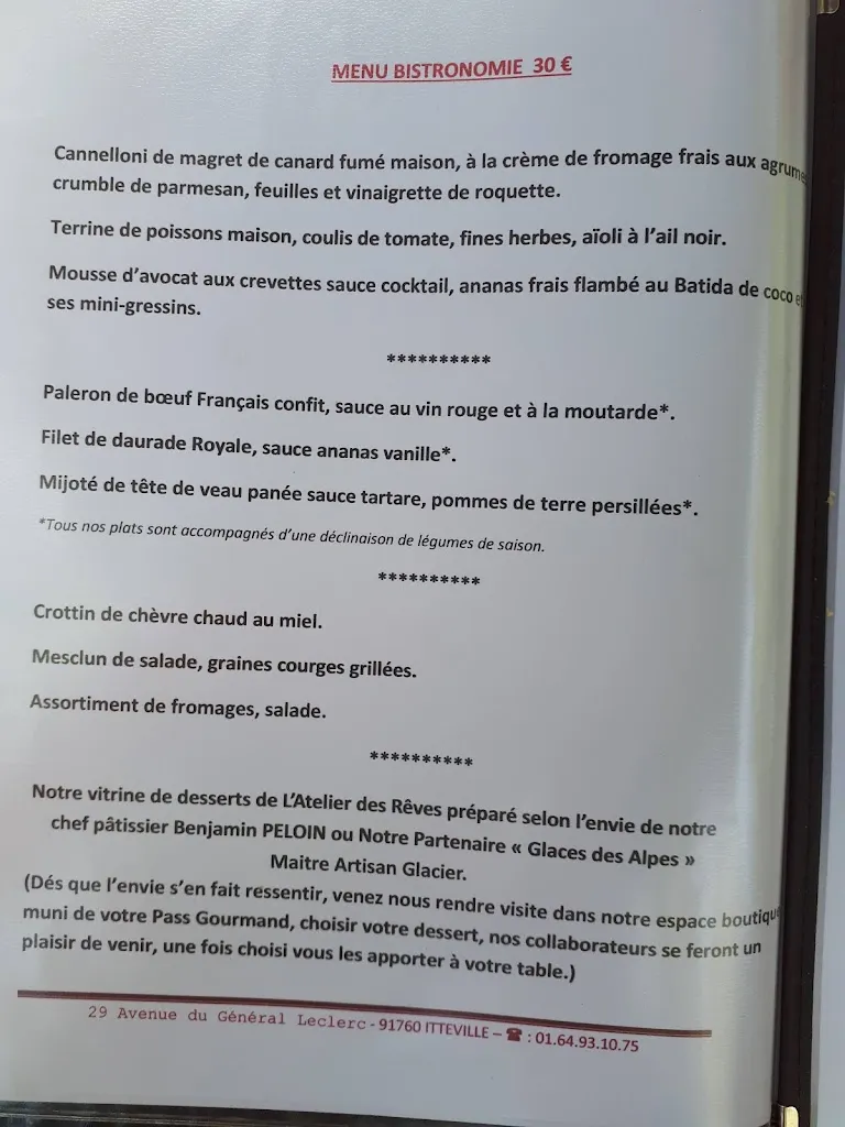 Menu_Auberge de l'Epine_Itteville_image_3