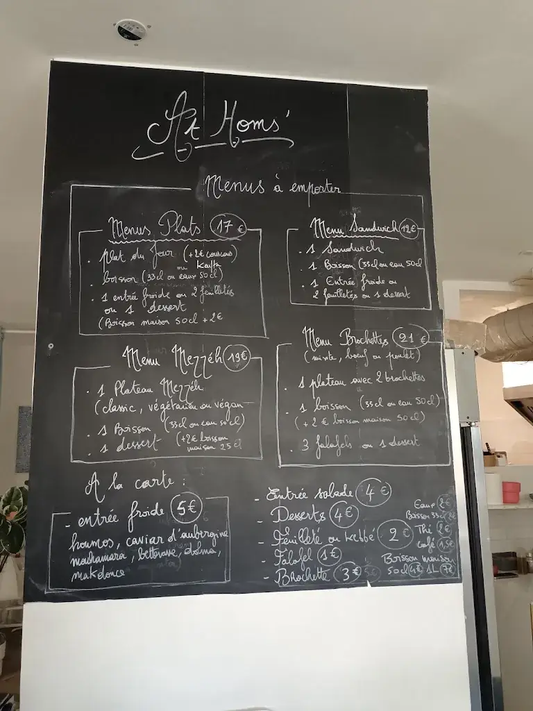 Menu_At Hom's_Mennecy_image_1