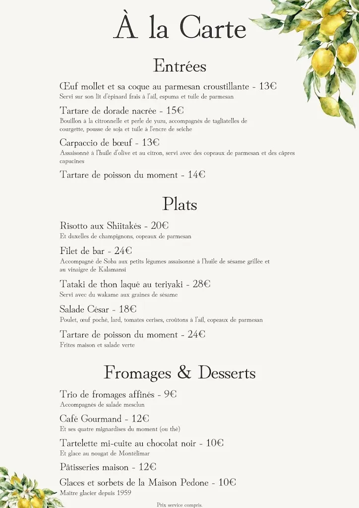 Menu_Restaurant du Golf de Val-Grand_Bondoufle_image_2