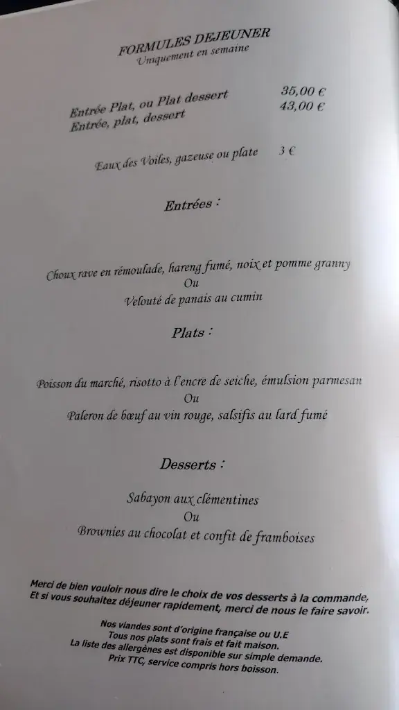 Menü_Les Voiles_Mureaux_Bild_2