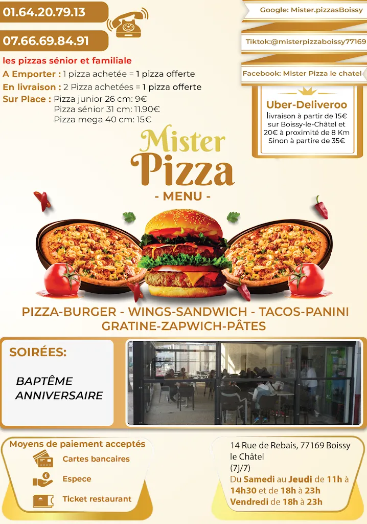Menu_Mister pizzas_Boissy-le-Châtel_immagine_1