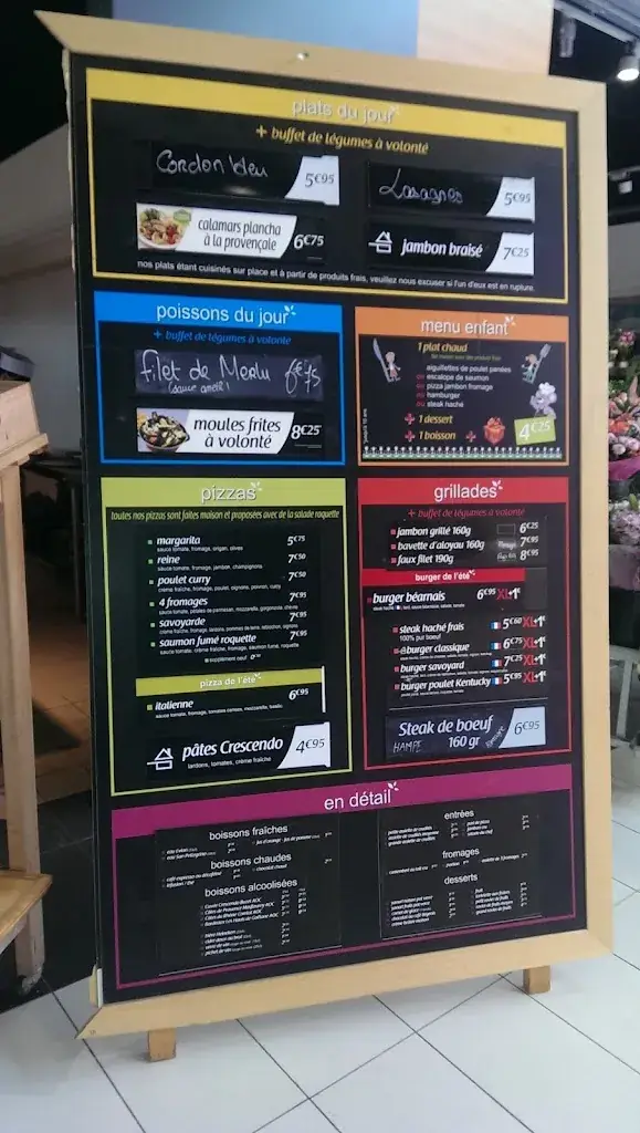 Menu_Crescendo Restaurant_Domérat_image_4