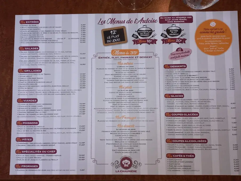 Menu_La Chaumière_Mouroux_image_2