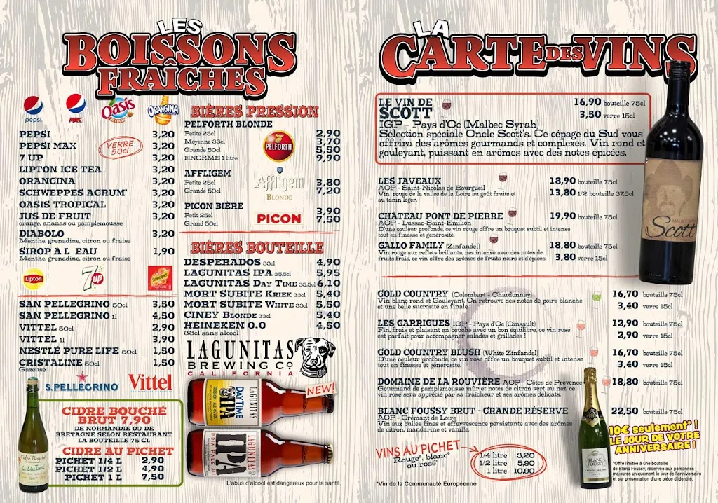 Menu_Oncle Scott's Coulommiers_Coulommiers_image_2