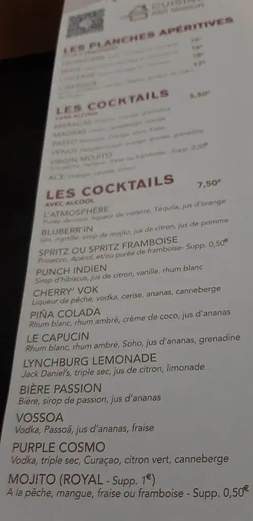 Menu_Restaurant Atmosphère_Coulommiers_image_1