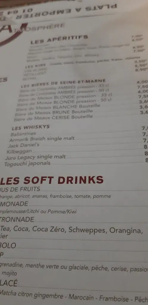 Menu_Restaurant Atmosphère_Coulommiers_image_3