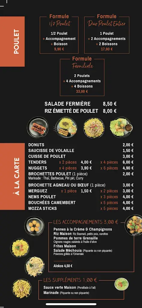 Menu_La Fourchette Braisée / Poulet braisé & Grillades Halal/ Boissy Saint Léger_Boissy-Saint-Léger_image_1