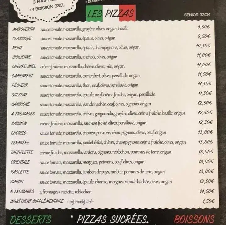 Menu_AARON PIZZA_Bondoufle_image_1