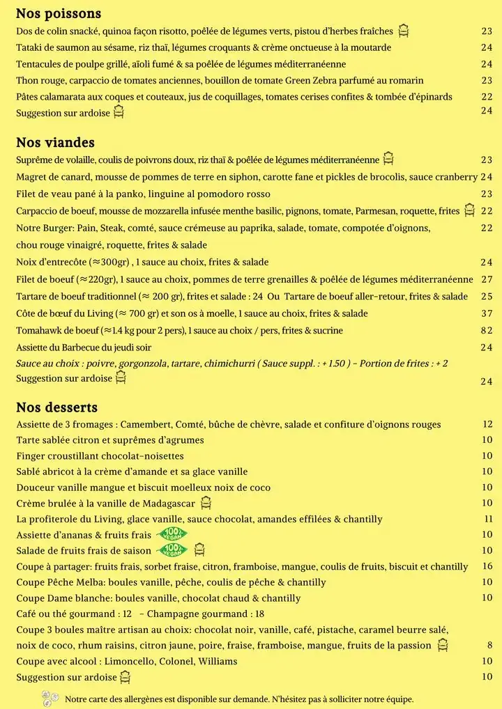 Menu_Au Living Room Clamart_Clamart_image_2