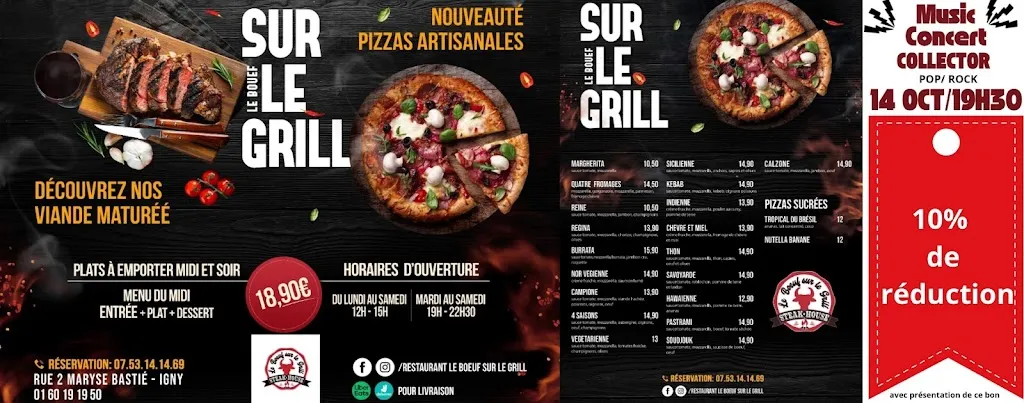 Menü_Le Bœuf sur le Grill | Restaurant de viandes, Grillades_Igny_Bild_3