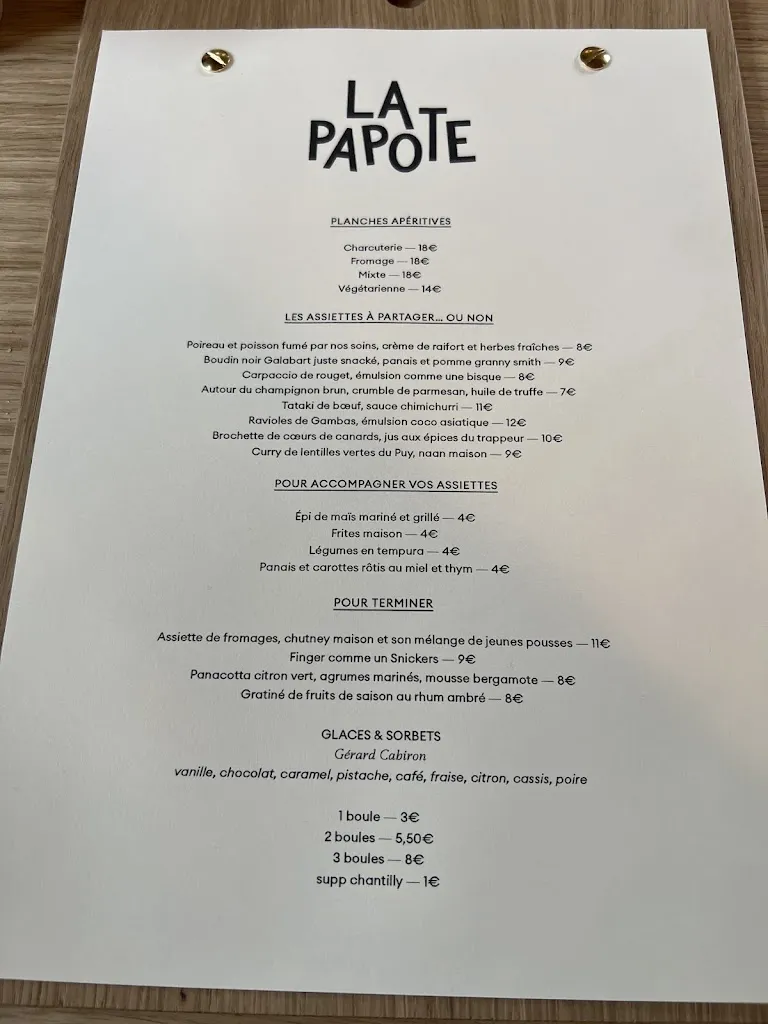 Menü_La Papote_Bourron-Marlotte_Bild_4