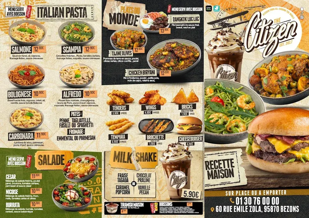 Menu_The Citizen_Bezons_image_1