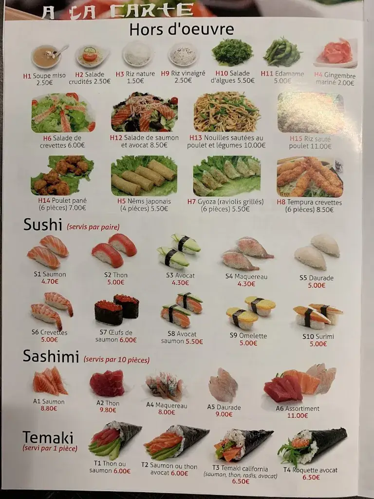 Menu_Villa Tokyo_Bezons_image_1