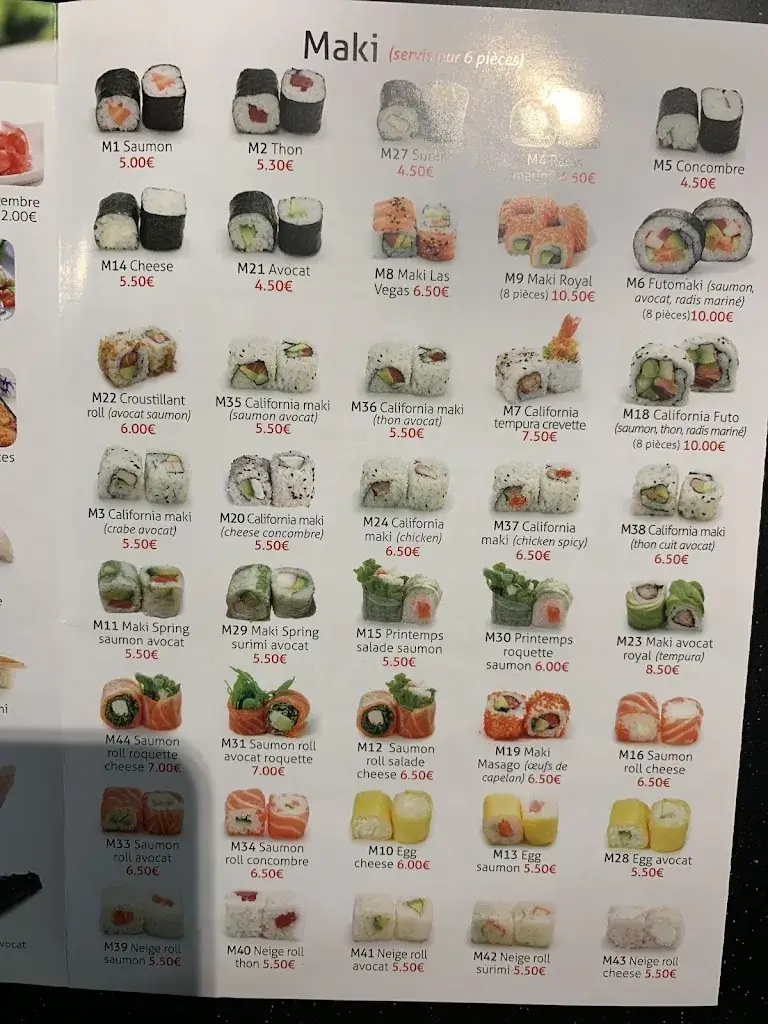 Menu_Villa Tokyo_Bezons_image_2