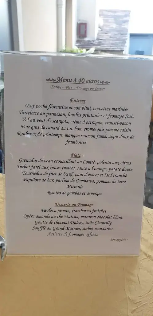 Menu_Auberge de L'Espérance_Lardy_image_3