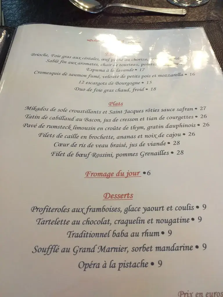 Menu_Auberge de L'Espérance_Lardy_image_4