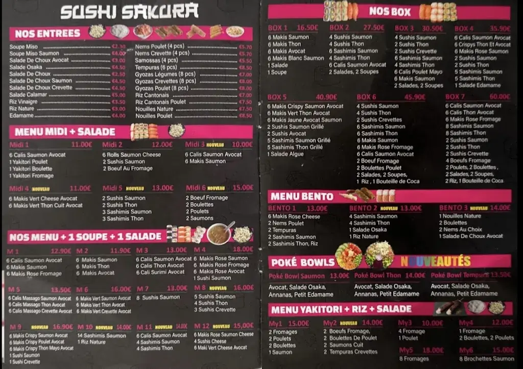 Menu_SUSHI SAKURA_Bouray-sur-Juine_image_2