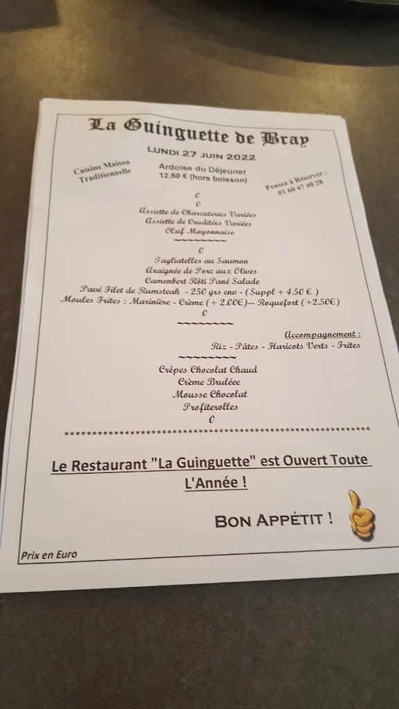Menu_La Guinguette de Bray_Bray-sur-Seine_image_4