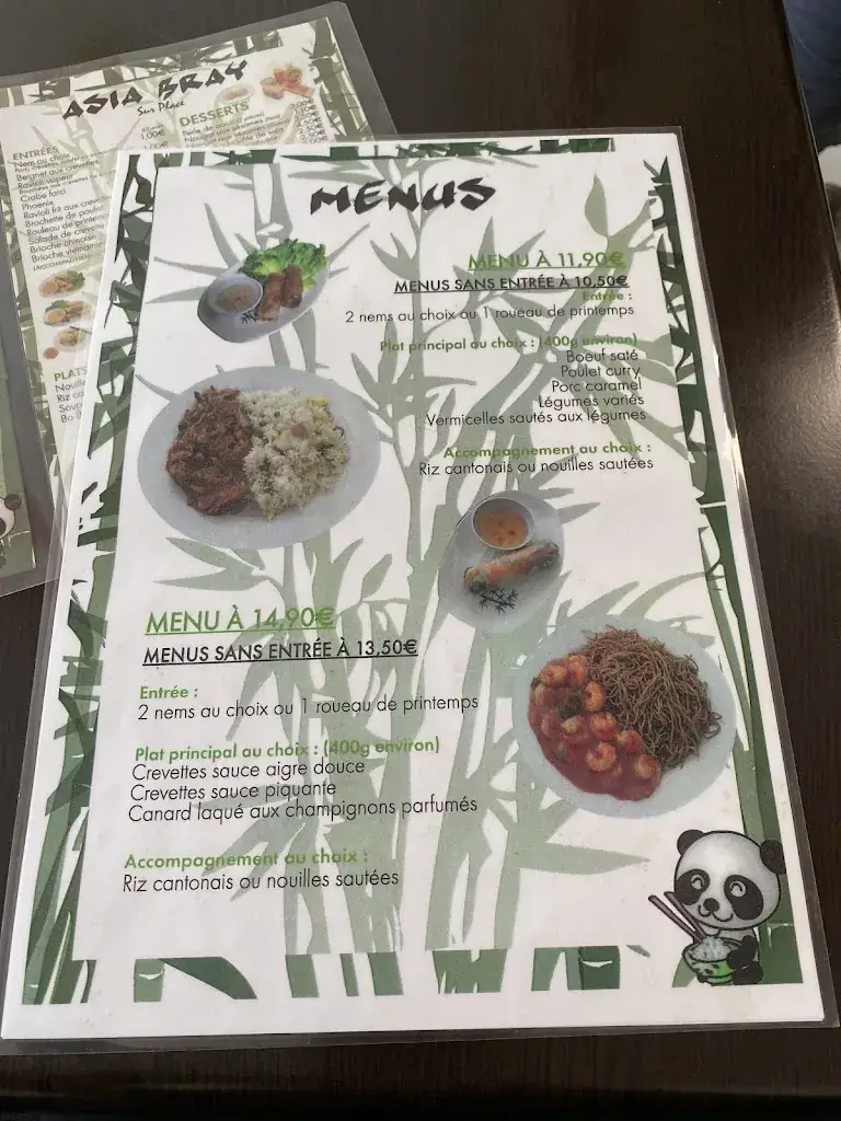 Menu_ASIA BRAY_Bray-sur-Seine_immagine_1