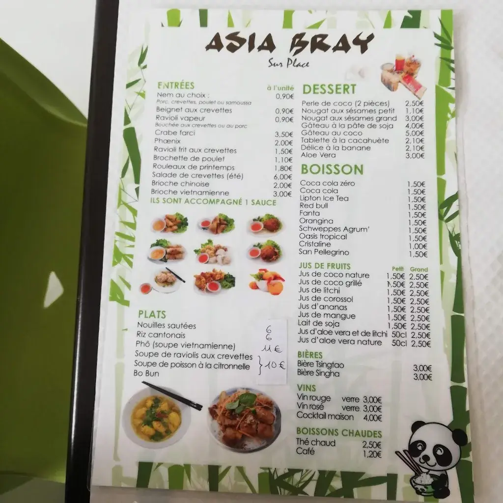 Menu_ASIA BRAY_Bray-sur-Seine_immagine_2